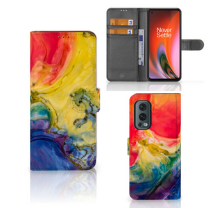 Hoesje OnePlus Nord 2 5G Watercolor Dark