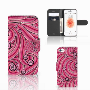 Apple iPhone 5 | 5s | SE Hoesje Swirl Pink