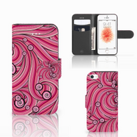 Apple iPhone 5 | 5s | SE Hoesje Swirl Pink - thumbnail