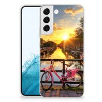 Samsung Galaxy S22 Plus Siliconen Back Cover Amsterdamse Grachten - thumbnail