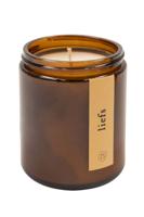 Zusss geurkaars glazen potje liefs