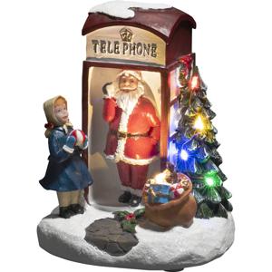 Konstsmide Telephone Box Santa LED Lichtdecoratie figuur 5 gloeilamp(en) 0,32 W