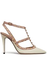 Valentino Garavani escarpins Rockstud 100 mm - Tons neutres - thumbnail