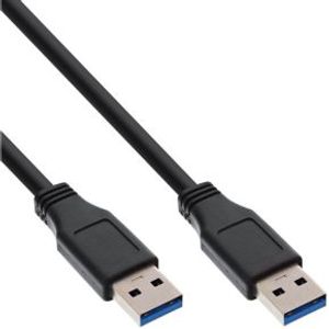 InLine 35215 USB-kabel 1,5 m USB 3.2 Gen 1 (3.1 Gen 1) USB A Zwart