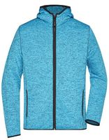 James+Nicholson JN589 Heren Knitted Fleece Hoody