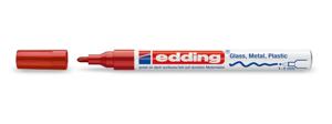 Edding 751 paint marker 4-751002 Lakmarker Rood 1 mm, 2 mm