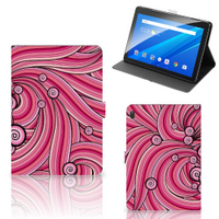 Lenovo Tab E10 Hoes Swirl Pink - thumbnail