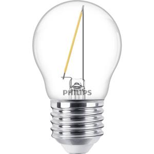 Philips Lighting 76425800 LED-lamp Energielabel F (A - G) E27 Kogel 1.4 W = 15 W Warmwit (Ø x l) 4.5 cm x 7.8 cm 1 stuk(s)