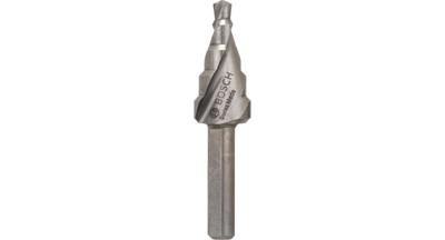 Bosch Accessories 2608597519 HSS Getrapte boor 4 - 20 mm Gezamenlijke lengte 70.5 mm 3 vlakken schacht 1 stuk(s)