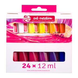 Acrylverf Talens Art Creation set ÃƒÆ' 24 kleuren 12ml