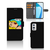 OnePlus 9 Wallet Case met Pasjes Popart Oh Yes