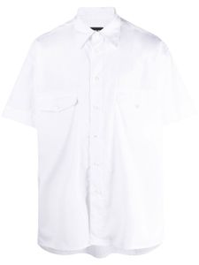 Giorgio Armani chemise boutonnée à manches courtes - Blanc