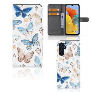 Telefoonhoesje met Pasjes voor Samsung Galaxy M14 Vlinder