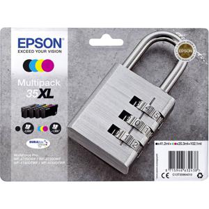 Epson Inktcartridge T3596, 35XL Origineel Combipack Zwart, Cyaan, Magenta, Geel C13T35964010