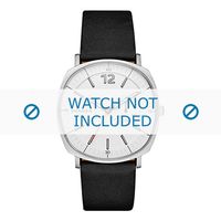 Horlogeband Skagen SKW6256 Leder Zwart 22mm - thumbnail