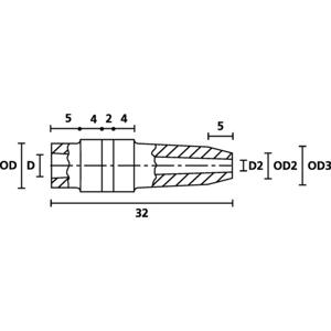 HellermannTyton H126 PVC GY 1000 Snoerbeschermingvormtuit Klem-Ø (max.): 5 mm PVC Grijs 1 stuk(s)