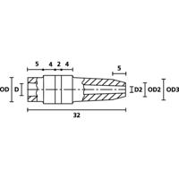 HellermannTyton H126 PVC GY 1000 Snoerbeschermingvormtuit Klem-Ø (max.): 5 mm PVC Grijs 1 stuk(s) - thumbnail