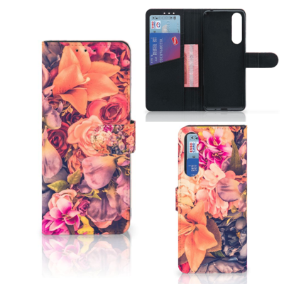 Sony Xperia 1 II Hoesje Bosje Bloemen Sony Xperia 1 II Hoesje Bosje Bloemen