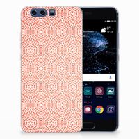 Huawei P10 Plus TPU bumper Pattern Orange - thumbnail