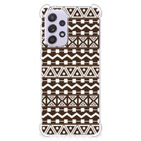 Samsung Galaxy A33 Doorzichtige Silicone Hoesje Aztec Brown