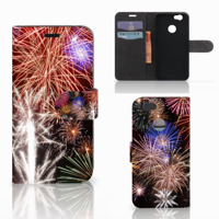 Huawei Nova Wallet Case met Pasjes Vuurwerk