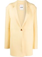 AERON blazer Mercedes à simple boutonnage - Jaune