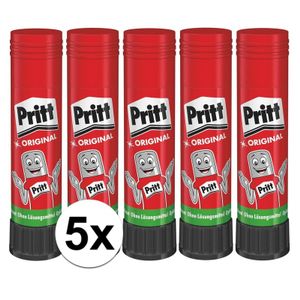 5x Transparante lijmstift Pritt 11 gr