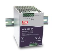 Mean Well WDR-480-24 DIN-rail netvoeding 24 V/DC 20 A 480 W Aantal uitgangen: 1 x Inhoud: 1 stuk(s) - thumbnail