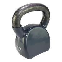 Tunturi Kettlebell met 14 kg in gietijzer met vinyl, gekleurde kettlebell