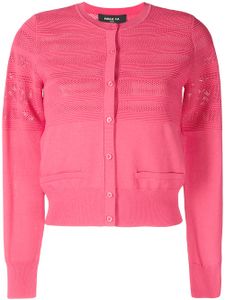 Paule Ka cardigan à empiècements ajourés - Rose