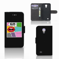 Samsung Galaxy S4 Wallet Case met Pasjes Popart Princess