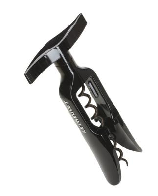 Le Creuset 49104001400100 kurkentrekker Vleugelkurkentrekker Zwart Le Creuset 49104001400100 kurkentrekker Vleugelkurkentrekker Zwart