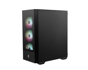 MSI MAG FORGE 112R computerbehuizing Midi Tower Zwart, Transparant