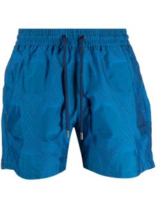 Frescobol Carioca short à taille élastiquée - Bleu