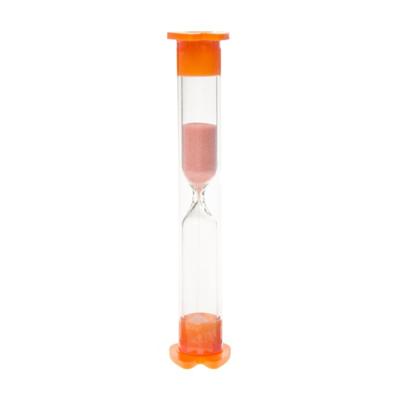 Zandloper/badkamer douche/spelletjes timer oranje 3 minuten Zandloper/badkamer douche/spelletjes timer oranje 3 minuten
