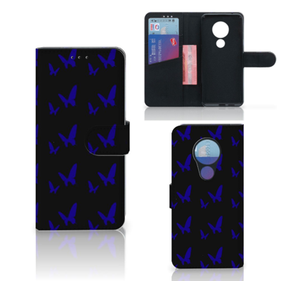 Nokia 7.2 | Nokia 6.2 Telefoon Hoesje Vlinder Patroon