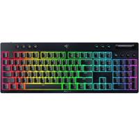 Razer BlackWidow V4 Low-profile HyperSpeed - Draadloos laag mechanisch gamingtoetsenbord - Wireless & BT - Multi Scrollwiel en 11 bedieningsknoppen - Geel switch | QWERTY US toetsenbordindeling