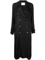 Lanvin Pre-Owned trench à boutonnière croisée (2008) - Noir