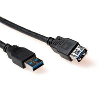 ACT USB 3.0 A stekker - USB A bus 1, 50 m