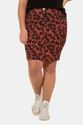 Ulla Popken luipaardrok - Grote Maten