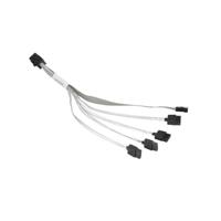 Supermicro SFF-8643/4xSATA SFF-8643 4xSATA zwart, grijs - kabel-interface/adapter (SFF-8643, 4xSATA, zwart, grijs)