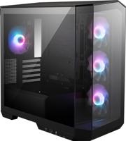MSI MAG PANO M100R PZ Micro ATX Gaming Case, Ondersteuning Back-Connect Moederbord, 270 graden panoramisch display, 4 aRGB-ventilatoren
