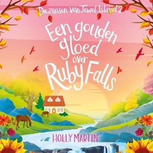 Een gouden gloed over Ruby Falls