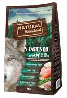 Natural Woodland 4 Tastes Diet | Super Premium Kwaliteit | Hondenvoer 2 kg
