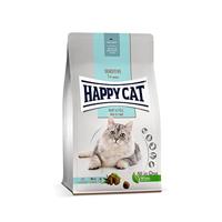 Happy Cat 70601 - Gevoelige huid & vacht - kattendroogvoer met kip voor huidgevoelige katten en kater - 4 kg inhoud