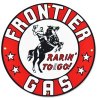 Frontier Gas Emaille Bord 30 cm - thumbnail