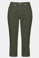 Ulla Popken 7/8 cargobroek, deels elastische band - Grote Maten