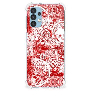 Extreme Case Samsung Galaxy A13 (4G) Angel Skull Rood