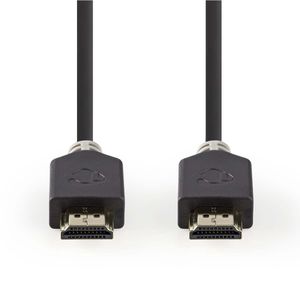 High Speed HDMI-kabel met Ethernet | HDMI-connector - HDMI-connector | 1,0 m | Antraciet