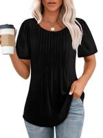 Plain Loose Crew Neck Casual Shirt